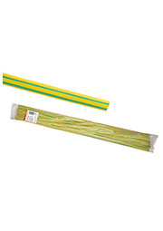 SQ0518-0329, Термоусаживаемая трубка ТУТнг 4/2 желто-зеленая по 1м (100 м/упак)