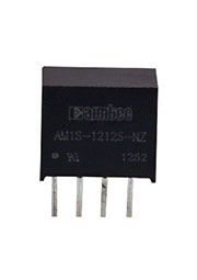 AM1S-1212S-NZ, DC/DC преобр. 1Вт Vin12В Vout12В/83мА Uизол. 1кВ