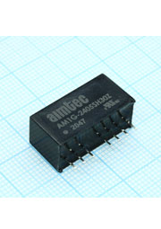 AM1G-2405SH30Z, DC/DC, 1Вт, вход 18:36В, выход 5В/0.2А, изоляция 3000В DC, КПД 72%, максимальная емк