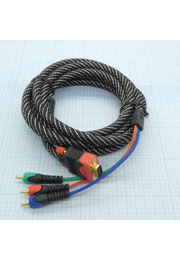Шнур VGA - 3RCA (3.0м), 4-5811