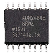 ADM2484EBRWZ, цифровой изолятор 3 канала RS485 RS422 SO16 500 кБ/с