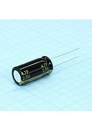 EECHZ0E475, Radial, 2.5V 4.7F /10*20/70 C
