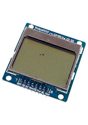 5110, ЖК 84*48 с голубой подсветкой, PCB адаптер (УЦЕНКА)