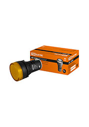 SQ0702-0021, Лампа AD-22DS(LED)матрица d22мм желтый 24В AC/DC
