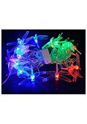 ГИРЛЯНДА 4 М, (20 LED) 220V 2W RGB-22