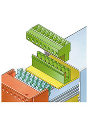 66010500, STL 950/10 V CombiNorm Колодка штекерного разъёма для горизонтально вставленных печатных п