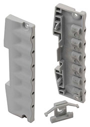 87301100, AR 75/31-KS1 Крышки основных профилей для крепления модулей, RAL 7035 (2 шт в упак + крепе