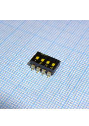 A6S4102H, DIP ������������� 4 ������ 0.025� 24� ���������� ������ � ������ ��� 2.54�� SMD ������