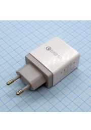 FastCharger QC-02, вход 220В, выход USB гнездо 5В 2.4А