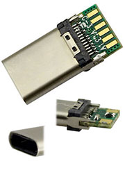 COC31330C, Разъем USB type C 3.1 вилка SMT на плату