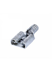 TA-1.25F, Клемма ножевая 6,3мм, гнездо на провод 0,5-1,5мм, кратно 100шт.