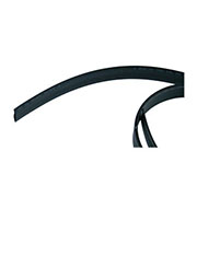 F32-11 (F32-1) black, термоусадочная трубка 1/0.5 мм 2:1 черная (1м)