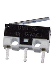 DM1-04P-30G-G, микропереключатель с лапкой 125В 1A
