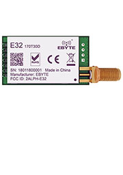 E32-170T30D,  LoRa, SX1278, 170MHz, UART,  8 