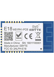 E18-MS1PA1-PCB, модуль ZigBee, CC2530, 2.4GHz, I/O, 0.8 км