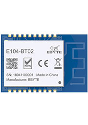 E104-BT-02, модуль BLE 4.2, DA14580, 2.4GHz, UART, 0.1 км