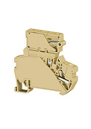 PYK4ILD_220VAC(6,3х31,75), 307339 Клеммник пруж.б/зажим. (Push in) с держ.пред.(6,3х31,75) с инд. 22