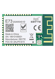 E73-2G4M04S1D, модуль BLE 4.2, nRF51822, 2.4GHz, I/O, 0.1 км