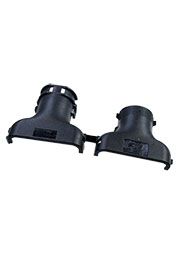 1670866-1,  , Cover - Cable Exit, Cable Exit Angle 180 , Black, PA, 12 / 16 / 4 Position