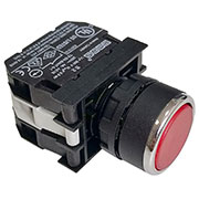 B162DK, Кнопка с подсветкой-светодиод красная