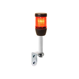 IK51L024ZD01, Сигнальная колонна 50 мм, красная,  с зуммером 024В, светодиод LED, настенное соединен