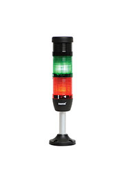 IK52F024XM03, Сигнальная колонна 50 мм, красная, зеленая, 24 В, стробоскоп FLESH