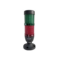 IK52L024XM02, Сигнальная колонна 50 мм, красная, зеленая 24 В, светодиод LED, алюм.патрубок 20 мм