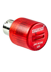 IKML024K, Светодиод LED 24VAC/DC красный