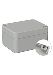 ABS 300600 5U, корпус для РЭА светло-серый ABS 65x50x35 мм