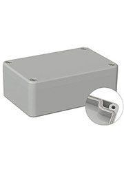 ABS 300800 5U, корпус для РЭА светло-серый ABS 98x64x36.4 мм