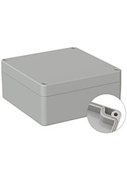 ABS 310700 5U, корпус для РЭА светло-серый ABS 122x120x55 мм
