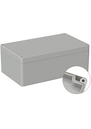 ABS 330100 5U, корпус для РЭА светло-серый ABS 160x80x85 мм