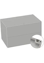 ABS 350000 5U, корпус для РЭА светло-серый ABS 250x160x150 мм