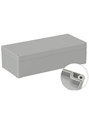ABS 350100 5U, корпус для РЭА светло-серый ABS 360x160x100 мм