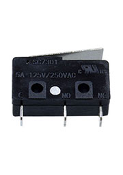 SC7301-A, микропереключатель 3 контакта 250В 5А (JQ), пластина