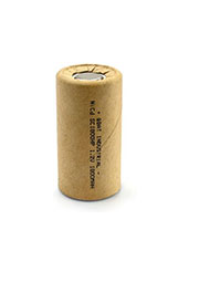 INDUSTRIAL D-SC1800P, ����������� ������������ NiCd, 1800mAh 1.2�, 23.0*43.0mm (1��)