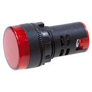 SQ0702-0016, Лампа AD-22DS(LED)матрица d22мм красный 12В AC/DC
