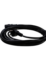 PC186VDE-5, кабель питания с заземлением EURO 3x0.75мм2, 5м черный