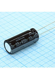 UPZ2W330MHD, Radial, 450V 33uF /12.5*31.5/105 C
