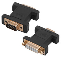 17-6808, ���������� ������ VGA - ������  b DVI  b -I REXANT