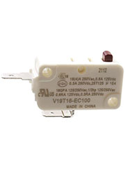 V19T16-EC100, микропереключатель SPST-NC 250В 16A фастон 4,7мм  0.98N