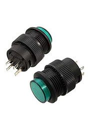 R16-503BD-G NON LOCK, OFF-(ON), SPST