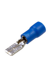 РПИ-П 2.5-(4.8), Клемма ножевая изолированная штекер 4.8мм 1.5-2.5 мм2 синяя