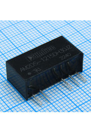 AM2DS-1215DH30JZ, SIP7, DC/DC, 2Вт, вх.10.8:13.2В, вых.+15В/+0.007:0.067А, SIP7