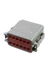 DT06-12SA, корпус разъема 12 контактов, защелка