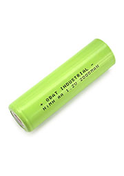 INDUSTRIAL H-AA2000-FT,    ,   NiMH (/HR06), 2000mAh 1.2,