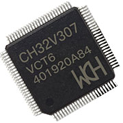 CH32V307VCT6, микроконтроллер 32бит 144МГц, 256K, 64К Flash LQFP100