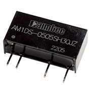 AM1DS-0505SH30JZ, DC/DC преобразователь 1Вт вход 5В, выход 5В/0,2А SIP7 19.65x6x10.16мм
