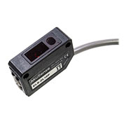 ELS-ZL10P, оптич датч положения 5-100мм с подавлением заднего фронта лазер 650нм PNP кабель аналог W