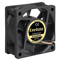 Вентилятор ExeGate ExtraSilent ES06025S3P, 60x60x25 мм, подшипник скол